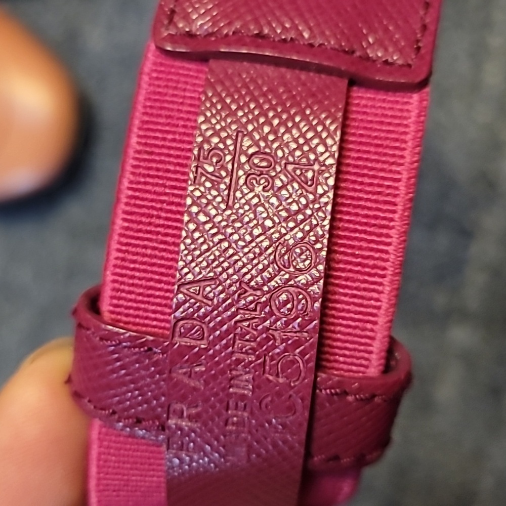 Prada Gold and Pink Women's Belt - Picture 2 of 5
